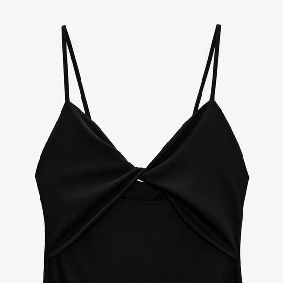 NWT ZARA GATHERED DRESS - Picture 8 of 13